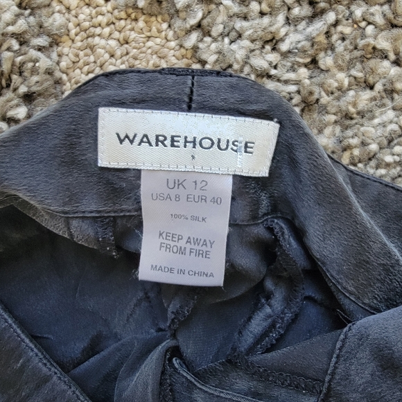 Warehouse Satin Utility Pants - Picture 3 of 3
